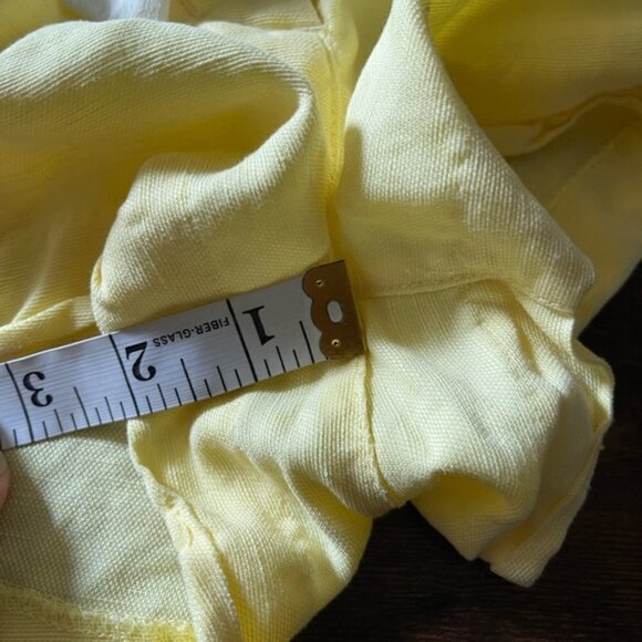 ARITZIA Wilfred linen blend Allegra Short yellow size 0 - Picture 8 of 9